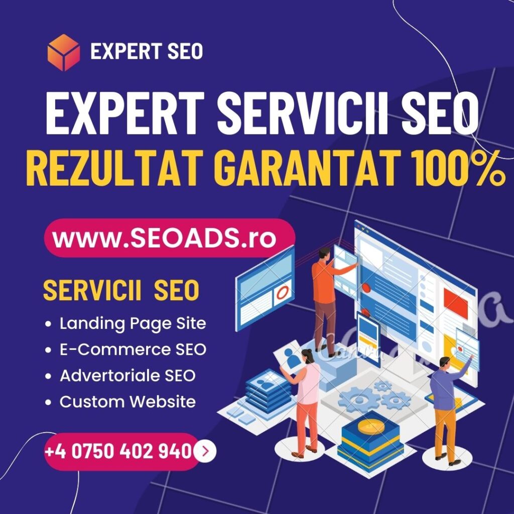 Servicii SEO - Agentie SEO Ploiesti - Optimizare SEO Ploiesti - Servicicii SEO Ploiesti - 0750 402 940 Servicii SEO Profesionale cu Rezultat Garantat 100 % sau - Banii Inapoi ! Ces Mai Buns Agentie de SEO cu EXPERT SEO! servicii seo pret, pachete seo, oferta seo, promovare seo pret, optimizare seo pret, pret optimizare seo, seo pret, pret servicii seo, campanie seo pret, oferta optimizare seo, oferte seo, pachet seo, pachete optimizare seo, promovare seo preturi, optimizare site pret, pachete advertoriale, tarife optimizare seo, seo firma, firma seo, firme seo, firma de seo, firma optimizare seo, firma promovare seo, servicii promovare seo, agentie publicitate seo, agentie marketing seo, servicii seo agentie, agentie servicii seo, agentie optimizare seo, agentie de seo. servicii seo pret ploiesti, pachete seo ploiesti, oferta seo ploiesti, promovare seo pret ploiesti, optimizare seo pret ploiesti, pret optimizare seo ploiesti, seo pret ploiesti, pret servicii seo ploiesti, campanie seo pret ploiesti, oferta optimizare seo ploiesti, oferte seo ploiesti, pachet seo ploiesti, pachete optimizare seo ploiesti, promovare seo preturi ploiesti, optimizare site pret ploiesti, pachete advertoriale ploiesti, tarife optimizare seo ploiesti, seo firma ploiesti, firma seo ploiesti, firme seo ploiesti, firma de seo ploiesti, firma optimizare seo ploiesti, firma promovare seo ploiesti, servicii promovare seo ploiesti, agentie publicitate seo ploiesti, agentie marketing seo ploiesti, servicii seo agentie ploiesti, agentie servicii seo ploiesti, agentie optimizare seo ploiesti, agentie de seo ploiesti, agentie de marketing ploiesti, agentie marketing online ploiesti,agentie de marketing online ploiesti, expert seo ploiesti, expert seo campina. Contact: 0750 402940